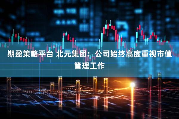 期盈策略平台 北元集团：公司始终高度重视市值管理工作